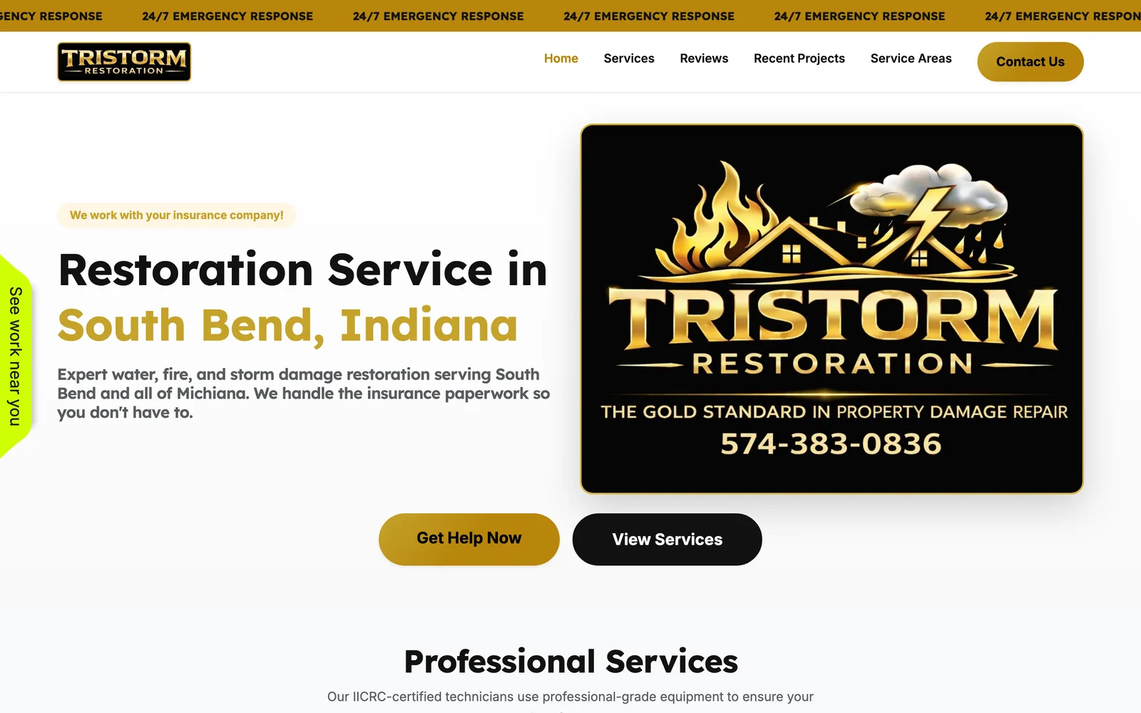 TriStorm Restoration — Fire, water & storm restoration